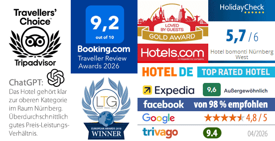 beste Noten für das Hotel Bomonti in Nürnberg West